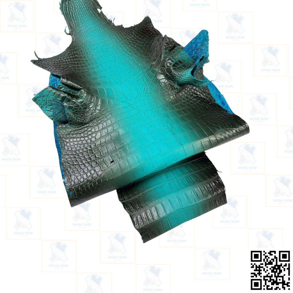Da Cá Sấu Patina Blue-Emerald (Phiên Bản Giới Hạn).