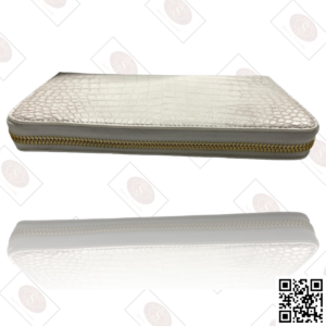 Ví Dài Cá Sấu Ngọc Sơn - The "White Pearl" Edition