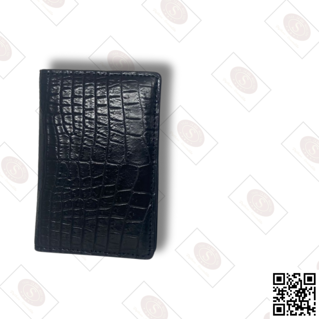 Ví Card Da Cá Sấu Ngọc Sơn - The "Black Slim" Edition Ví Card Da Cá Sấu Ngọc Sơn - The "Black Slim" Edition