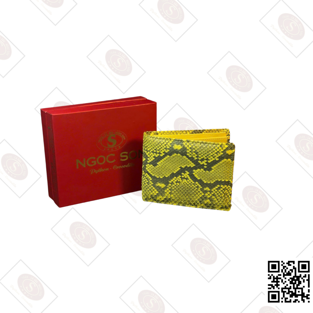 Ví Nam Da Trăn Gấm Cao Cấp – Ngọc Sơn Leather