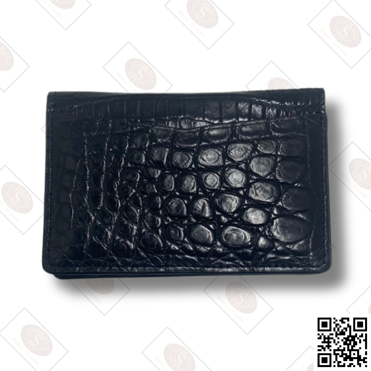 Ví Card Da Cá Sấu Ngọc Sơn - The "Black Slim" Edition - Ảnh 3