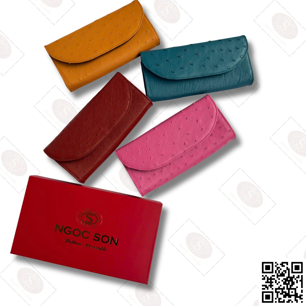Ví Da Đà Điểu Nữ Ngọc Sơn - Ảnh 4