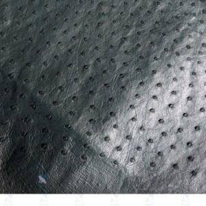 PREMIUM FULL-QUILL OSTRICH SKIN – SOPHISTICATED CHARCOAL GREY