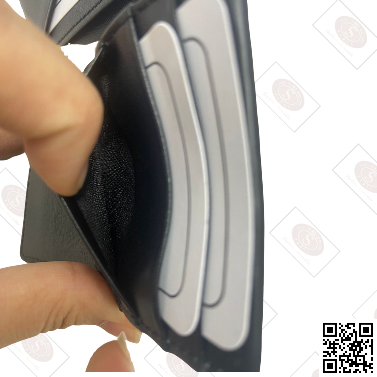 Ví Card Da Cá Sấu Ngọc Sơn - The "Black Slim" Edition - Ảnh 4