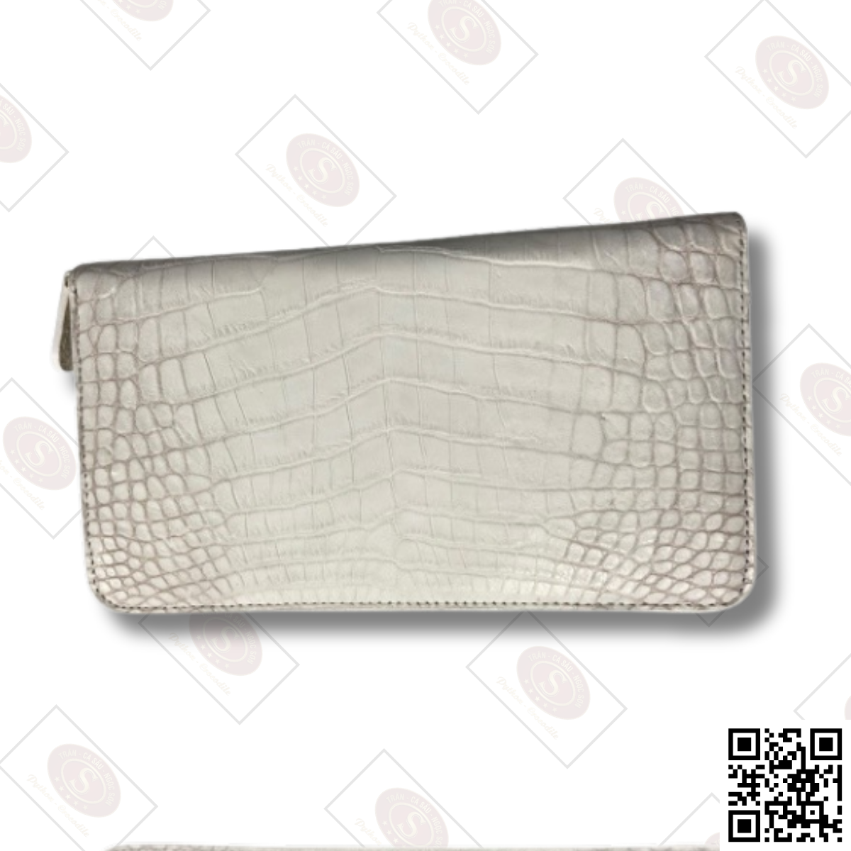 Ví Dài Cá Sấu Ngọc Sơn - The "White Pearl" Edition - Ảnh 2