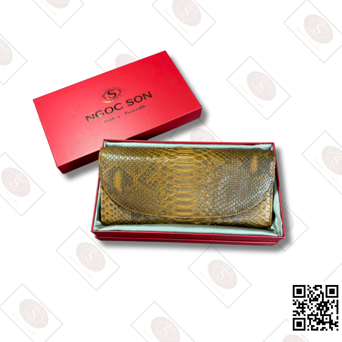 Túi Ví Da Trăn Ngọc Sơn - The "Golden Python" WOC - Ảnh 3
