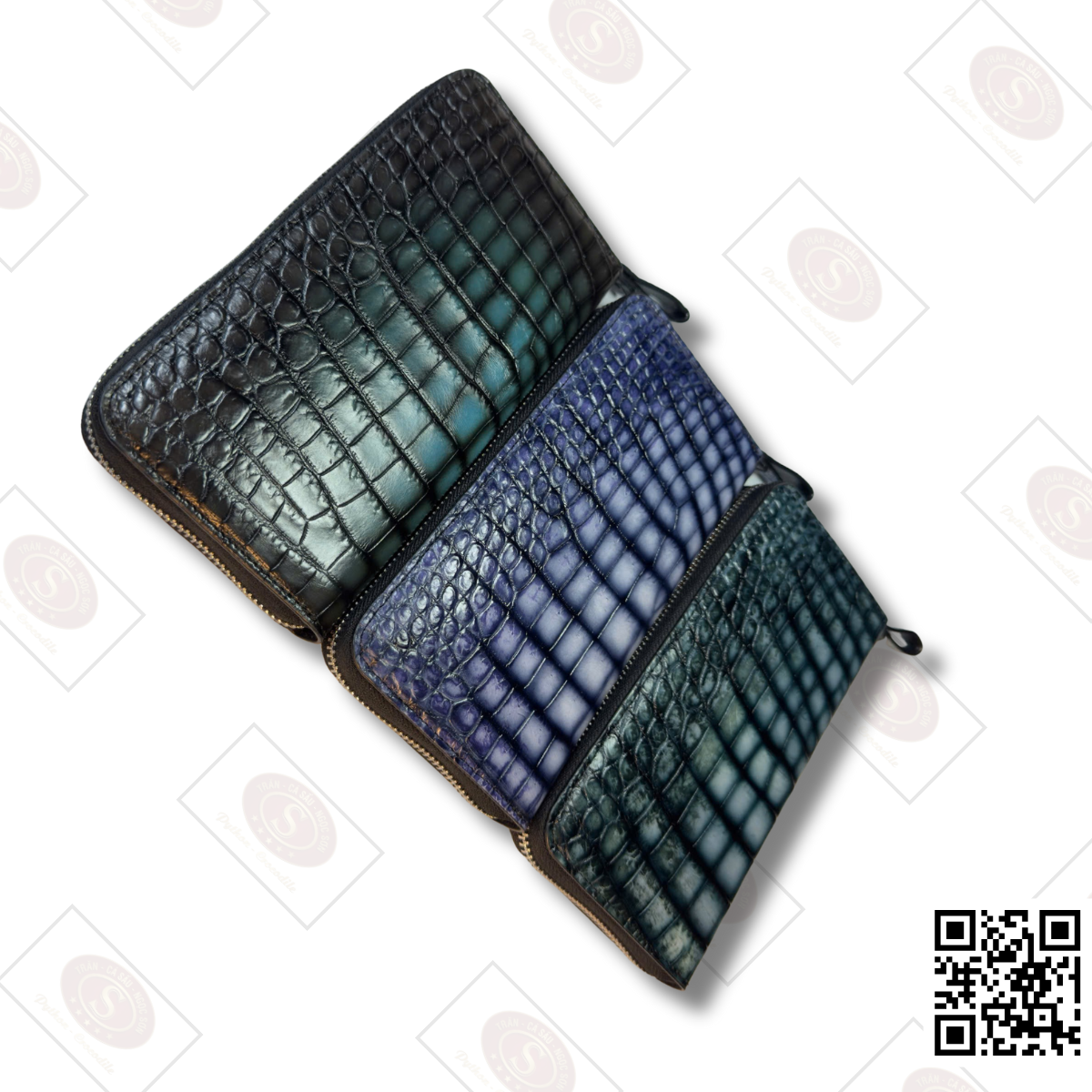 Ví Dài Cá Sấu Ngọc Sơn - The "Galaxy Patina" Collection - Ảnh 4