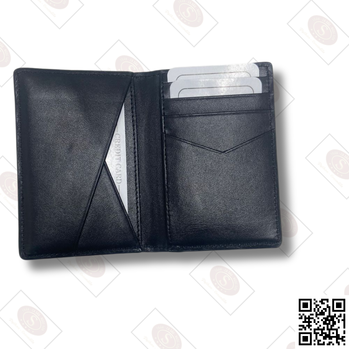 Ví Card Da Cá Sấu Ngọc Sơn - The "Black Slim" Edition - Ảnh 2