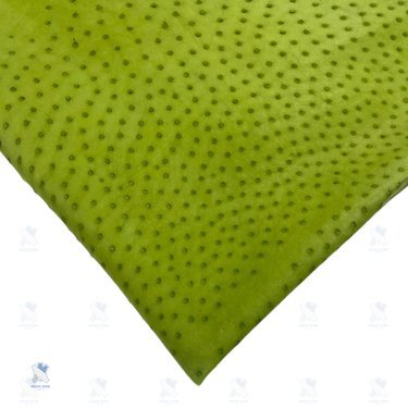 PREMIUM FULL-QUILL OSTRICH SKIN – ENERGETIC LIME GREEN