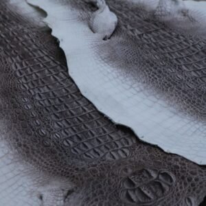 Raw Finished Whole-Skin Crocodile Leather - Himalaya Series