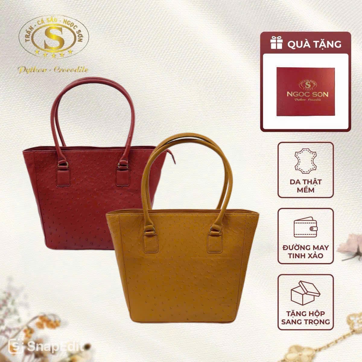 TÚI TOTE DA ĐÀ ĐIỂU