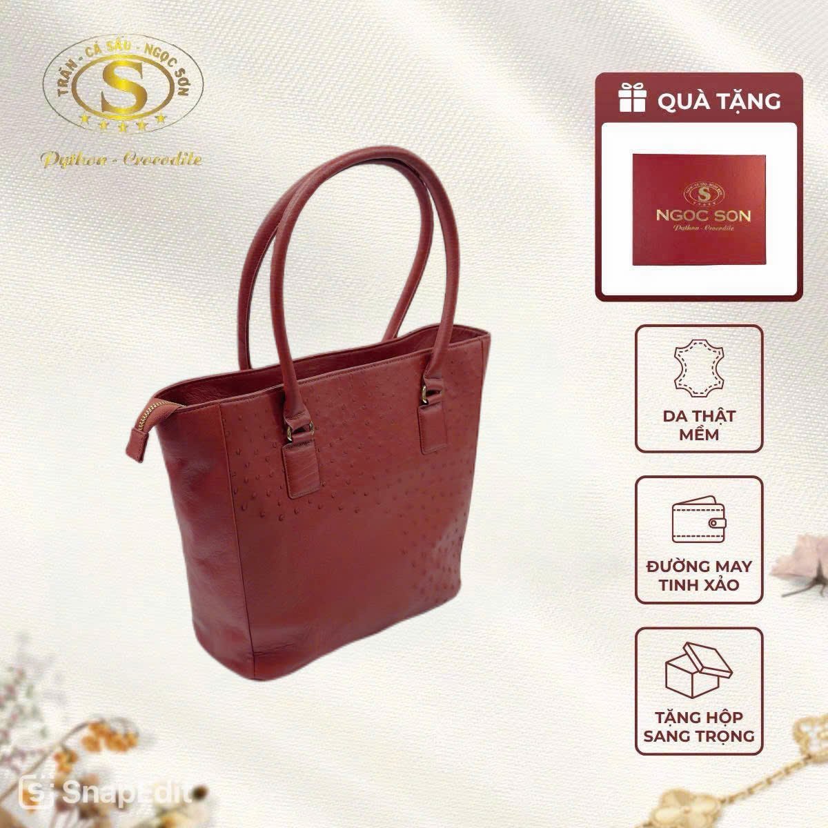 TÚI TOTE DA ĐÀ ĐIỂU - Ảnh 2