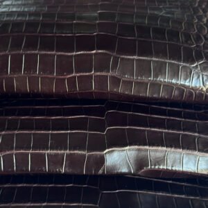Da Cá Sấu Nguyên Tấm Thuộc Thô - Mã #398